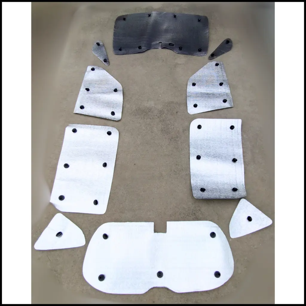 フリードGB7専用サンシェード フルセット10枚セットを並べた写真